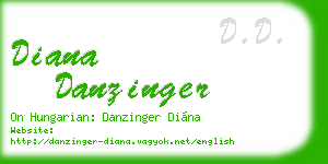 diana danzinger business card
